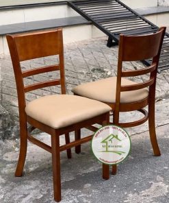 Ghế cafe Cabin gỗ cao su