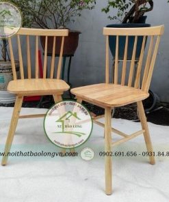 Ghế gỗ song tiện 7 nan