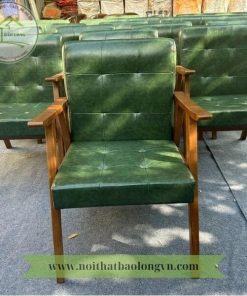 Sofa cafe đơn dập nút