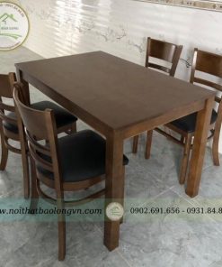 Bộ bàn ăn gỗ cabin Bảo Long