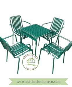Bộ bàn ghế sắt cafe Bảo Long