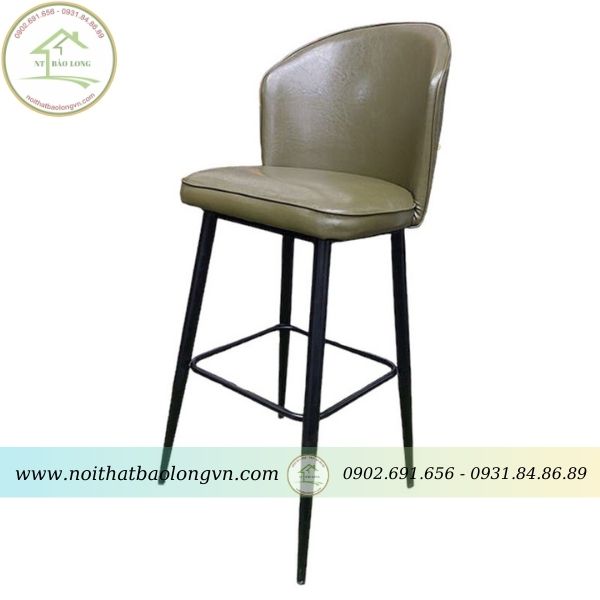 Ghế quầy bar nệm da - Ảnh 2