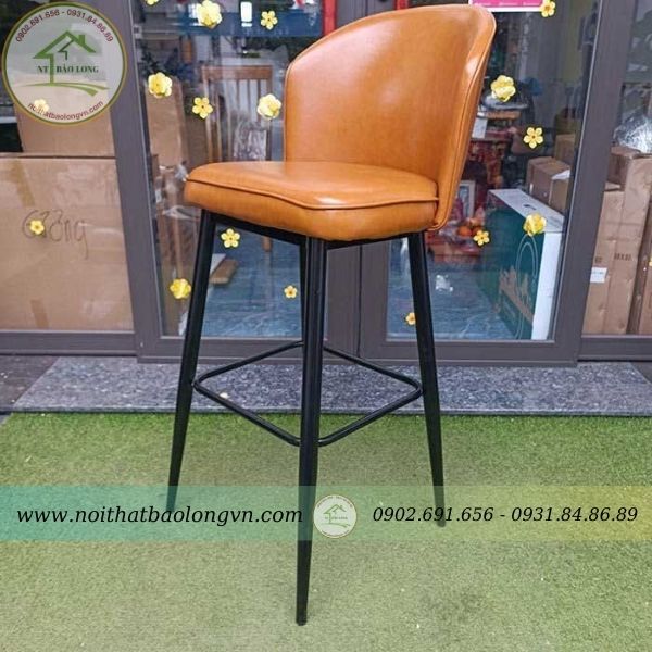 Ghế quầy bar nệm da