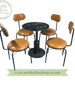Bộ bàn ghế sắt nệm-BL01