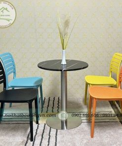 Bộ bàn ghế nhựa cafe, trà sữa