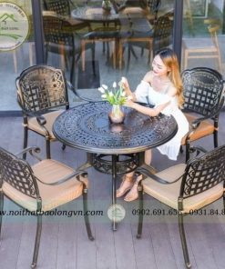 Bàn ghế nhôm đúc nhập khẩu BL01