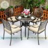 Bộ bàn ghế sân vườn nhôm đúc BL06