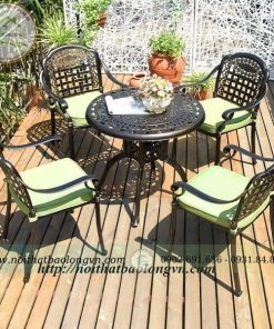 Bộ bàn ghế nhôm đúc nhập khẩu BL05