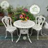 Bộ bàn 2 ghế nhôm đúc sân vườn biệt thự