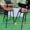 Ghế quầy bar chân sắt sơn tĩnh điện