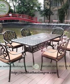 Bộ bàn ghế nhôm đúc nhập khẩu BL09