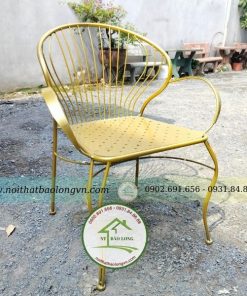 Ghế sắt cafe sơn tĩnh điện