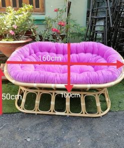Alternative view of Ghế mây đôi papasan thư giãn