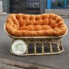 Ghế mây đôi papasan thư giãn