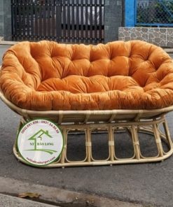 Ghế mây đôi papasan thư giãn