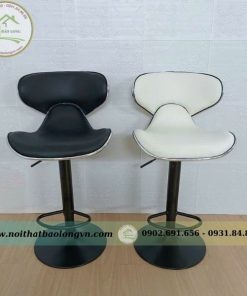 Ghế bar nệm da nhiều màu