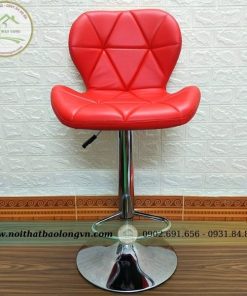 Ghế quầy bar nệm da tam giác