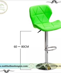 Ghế quầy bar nệm da tam giác - Ảnh 5