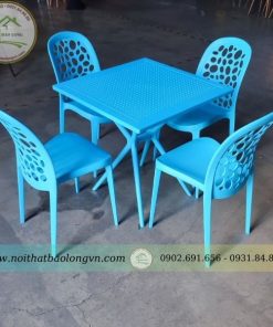 Bộ bàn ghế nhựa đúc