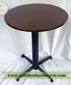 Bàn cafe tròn 60 chân sắt