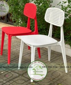 Ghế nhựa đúc Bunny lưng lưới