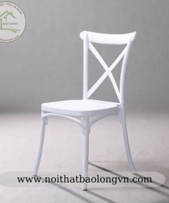 Ghế nhựa đúc lưng chữ X