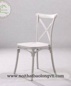 Alternative view of Ghế nhựa đúc lưng chữ X