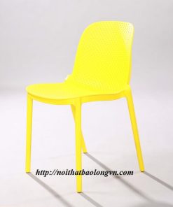 Ghế nhựa đúc lỗ cao cấp nhiều màu