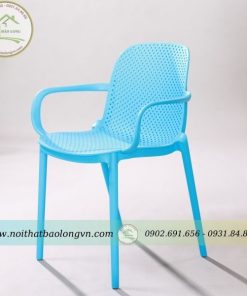 Ghế nhựa đúc có tay nhiều màu