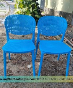 Ghế cafe nhựa đúc lỗ Ponny