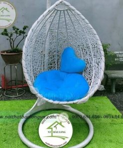 Ghế xích đu giọt nước-màu trắng