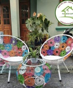 Bàn ghế ban công thư giãn 7 màu