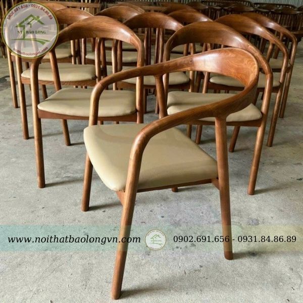 Ghế cafe gỗ Nevar - Ảnh 4