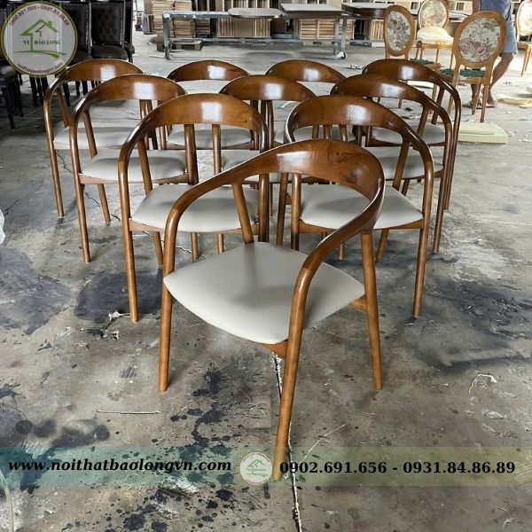 Ghế cafe gỗ Nevar - Ảnh 3