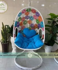 Xích đu trứng đơn nhiều màu