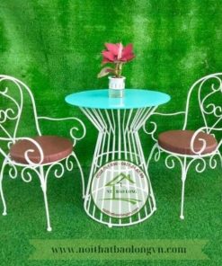 Combo bộ 2 ghế sắt nệm