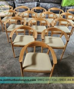 Ghế cafe gỗ cao su Kennedy