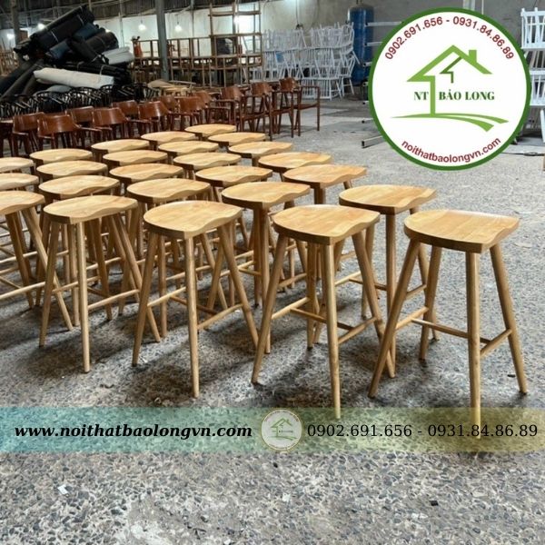 Ghế bar decor gỗ Bảo Long - Ảnh 7