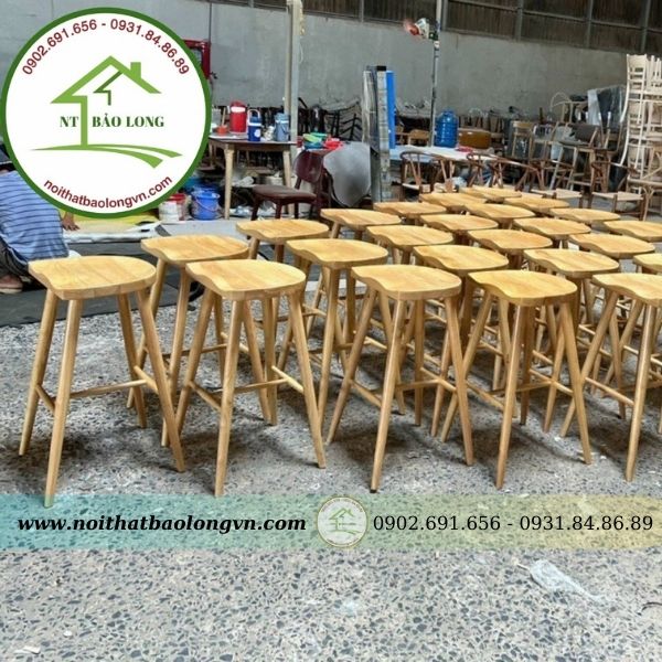 Ghế bar decor gỗ Bảo Long - Ảnh 8