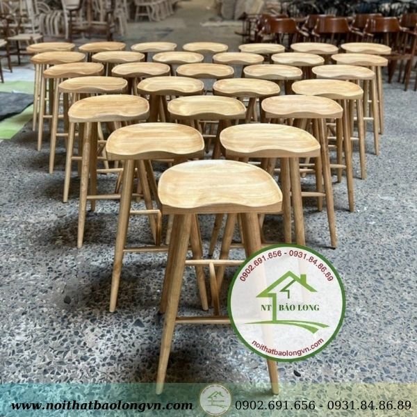 Ghế bar decor gỗ Bảo Long - Ảnh 9