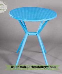 Bàn cafe nhựa đúc hiện đại