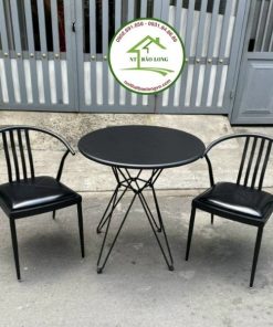 Combo bàn ghế sắt nệm