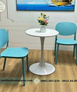 Bộ bàn ghế nhựa đúc 2 ghế