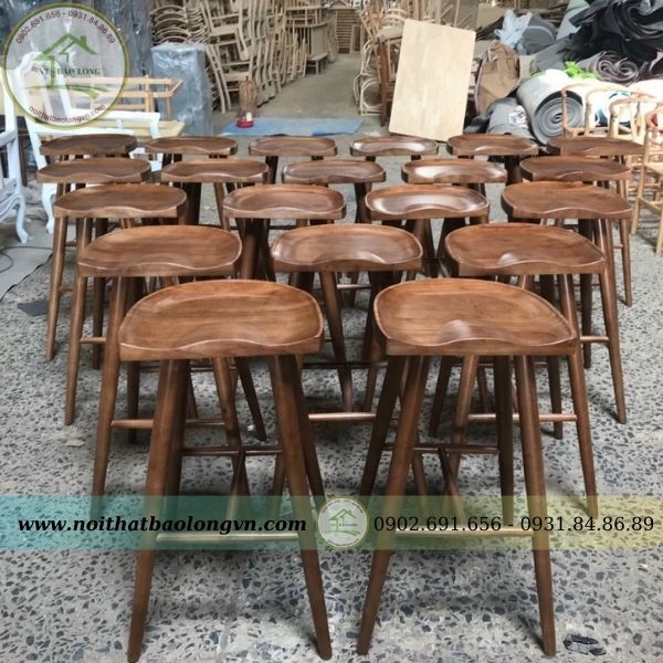 Ghế bar decor gỗ Bảo Long - Ảnh 10