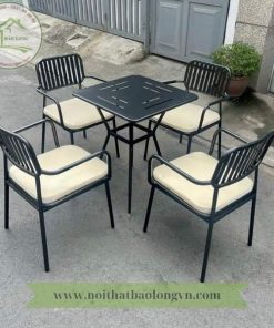Bộ bàn ghế sắt cafe sân vườn