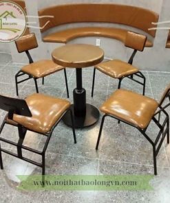 Bộ bàn ghế cafe sắt decor