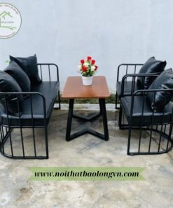 Bộ sofa khung sắt nệm
