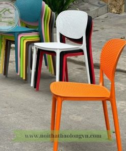 Ghế cafe nhựa đúc Pony nhiều màu