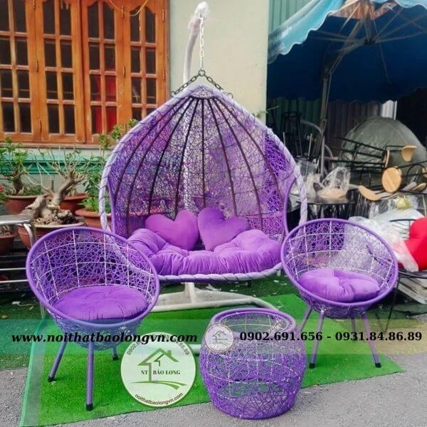 Combo xích đu màu tím - Ảnh 3