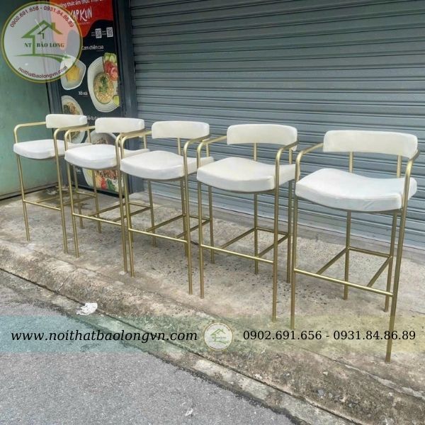 Ghế bar thiết kế chân sắt sơn tĩnh điện - Ảnh 6